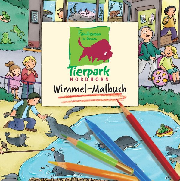 Cover von Tierpark Nordhorn Wimmel-Malbuch