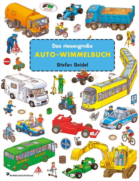 Cover von Das riesengroße Auto-Wimmelbuch