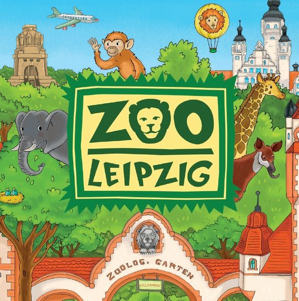 Cover von Zoo Leipzig Wimmelmalbuch