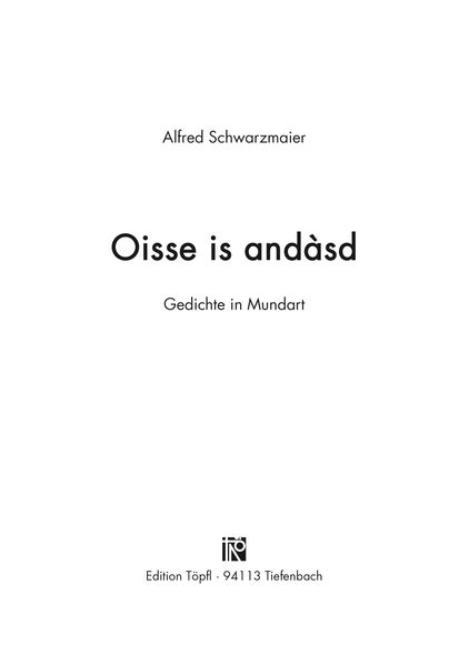 Cover von Oisse is andàsd