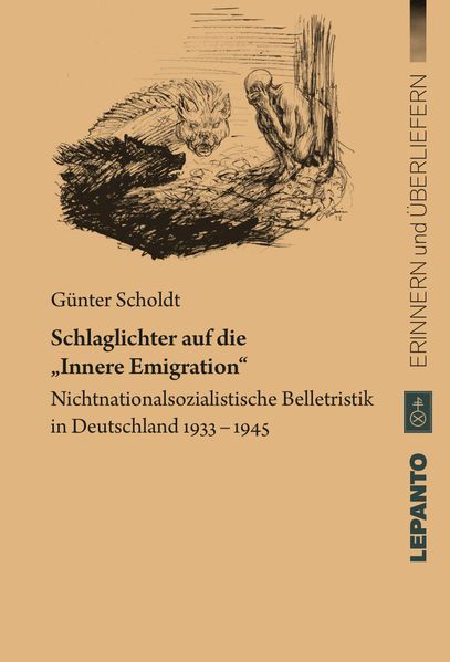 Cover von Schlaglichter auf die „Innere Emigration“