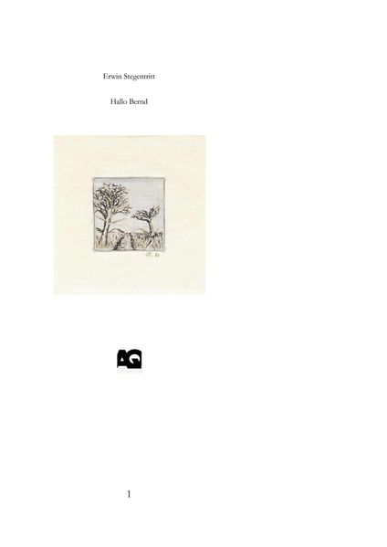 Cover von Hallo Bernd