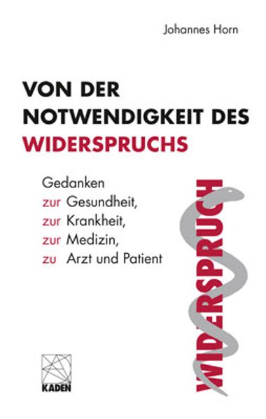 Cover von Von der Notwendigkeit des Widerspruchs