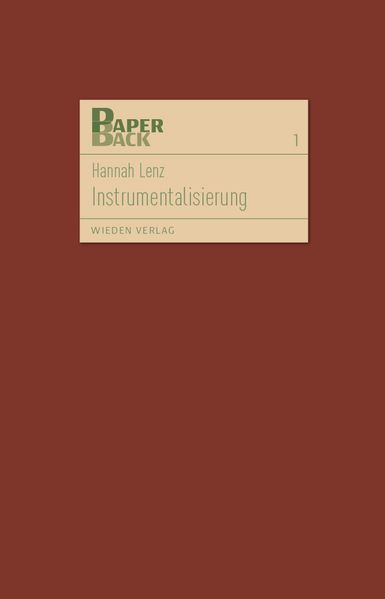Cover von Instrumentalisierung