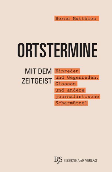 Cover von Ortstermine mit dem Zeitgeist