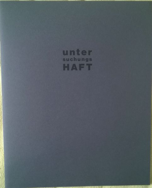 Cover von unter suchungs HAFT