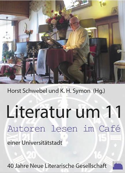 Cover von Literatur um 11, Autoren lesen im Café einer Universitätsstadt