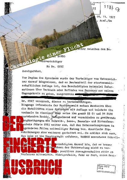 Cover von der fingierte Ausbruch