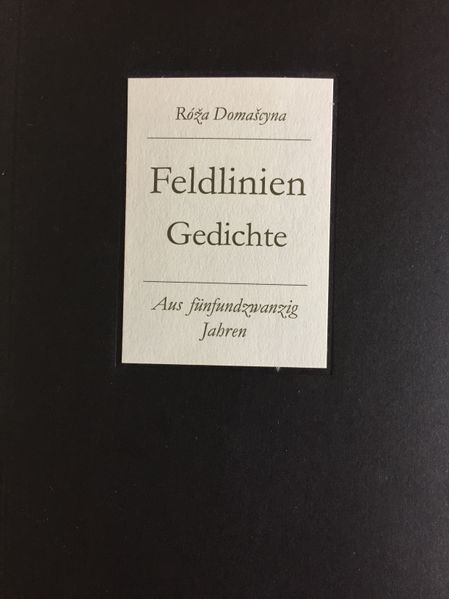 Cover von Feldlinien . Gedichte