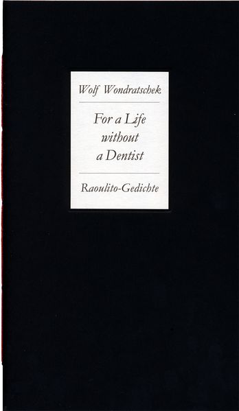 Cover von For a Life without a Dentist. Raoulito-Gedichte