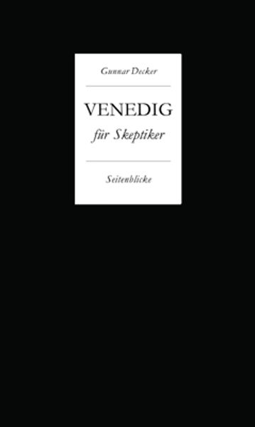 Cover von Venedig für Skeptiker. Seitenblicke.