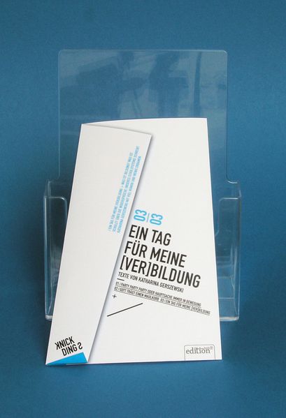 Cover von Ein Tag für meine (Ver)bildung