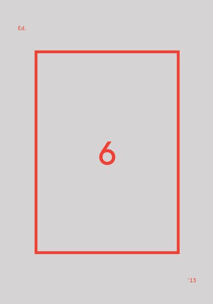 Cover von Edition Berliner Festspiele #6