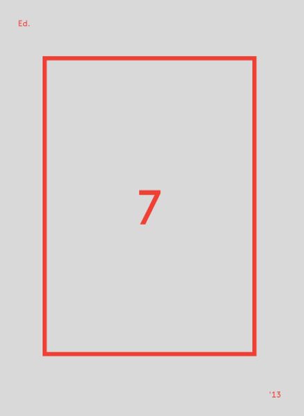 Cover von Edition Berliner Festspiele #7