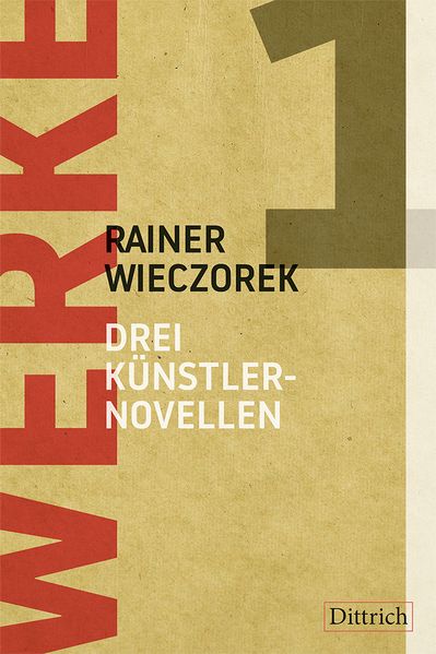 Cover von Drei Künstlernovellen. Werke 1