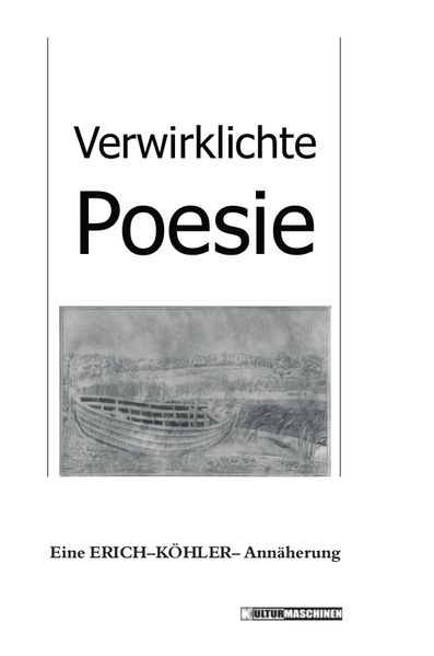 Cover von Verwirklichte Poesie