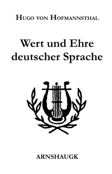Cover von Wert und Ehre deutscher Sprache