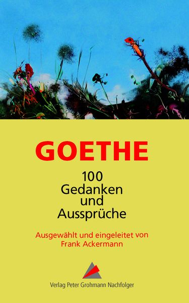 Cover von Goethe – 100 Gedanken und Aussprüche