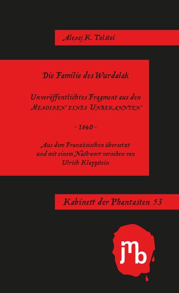 Cover von Die Familie des Wurdalak