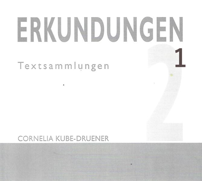 Cover von ERKUNDUNGEN 1