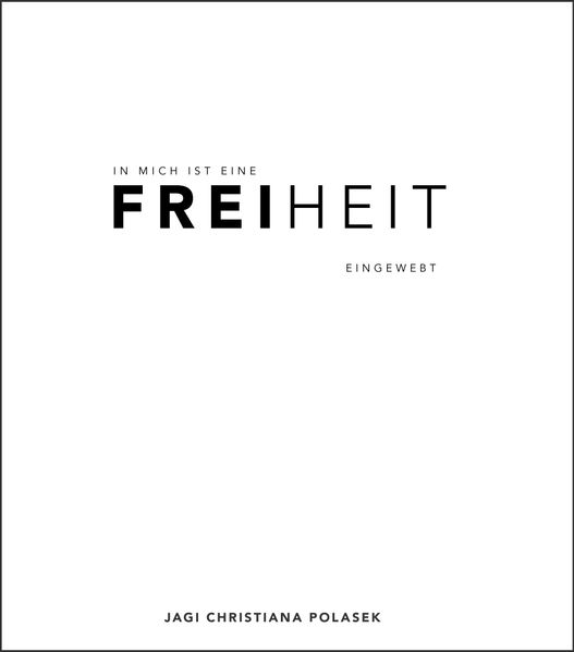 Cover von In mich ist eine Freiheit eingewebt