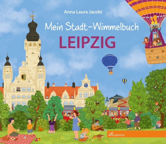Cover von Mein Stadt-Wimmelbuch Leipzig