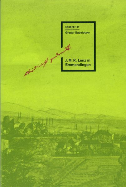 Cover von J.M.R. Lenz in Emmendingen
