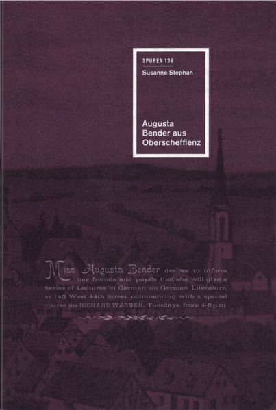 Cover von Augusta Bender aus Oberschefflenz