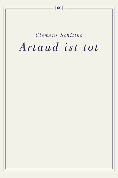 Cover von Artaud ist tot