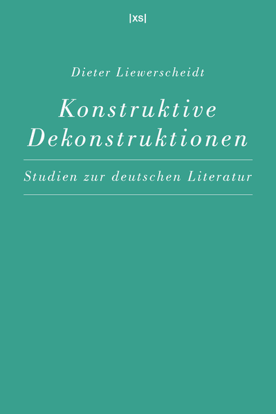 Cover von Konstruktive Dekonstruktionen