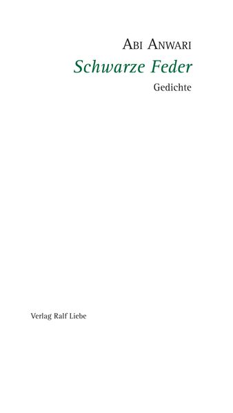 Cover von Schwarze Feder