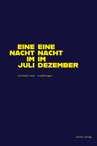 Cover von Eine Nacht im Juli, eine Nacht im Dezember