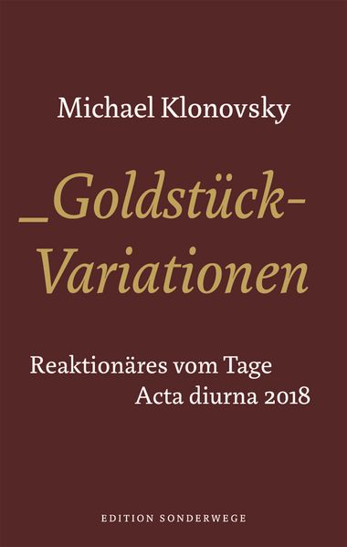 Cover von Goldstück-Variationen