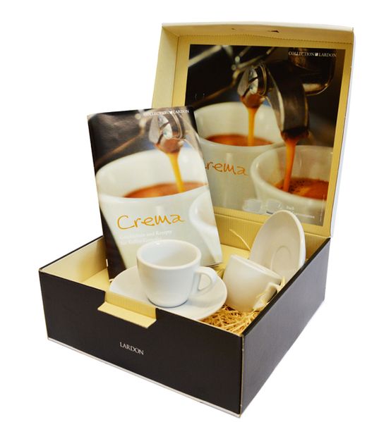 Cover von Geschenkbox mit Buch: CREMA
