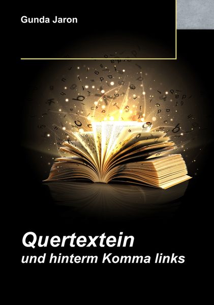 Cover von Quertextein und hinterm Komma links