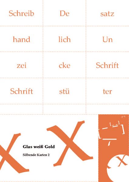 Cover von Glas weiß Gold