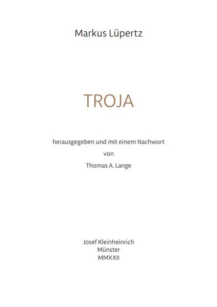 Cover von Troja