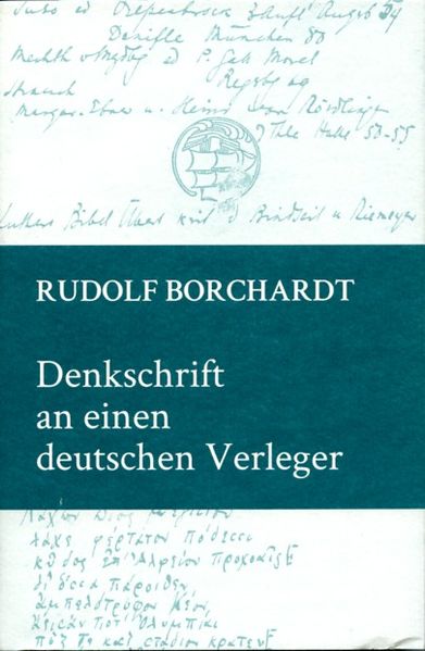 Cover von Denkschrift an einen deutschen Verleger