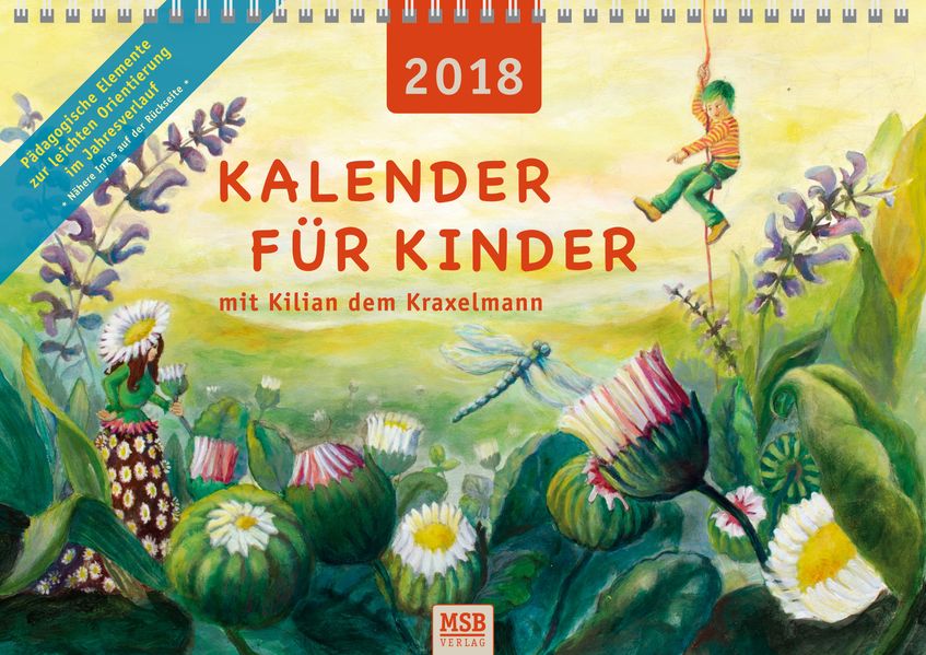 Cover von Kalender für Kinder mit Kilian dem Kraxelmann 2018