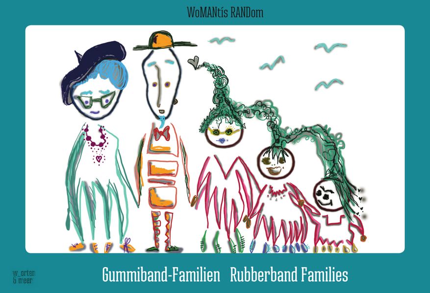 Cover von Gummiband-Familien – Rubberband Families