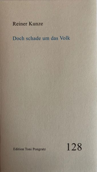 Cover von Doch schade um das Volk