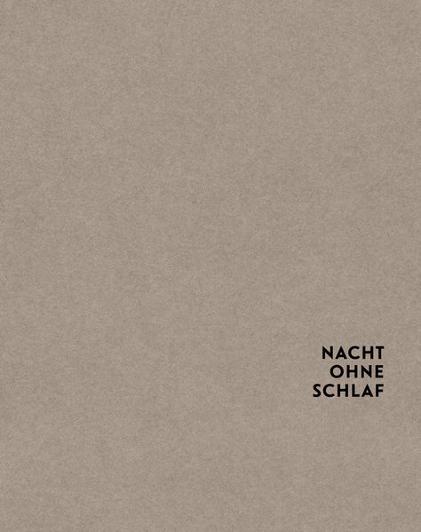 Cover von Nacht ohne Schlaf