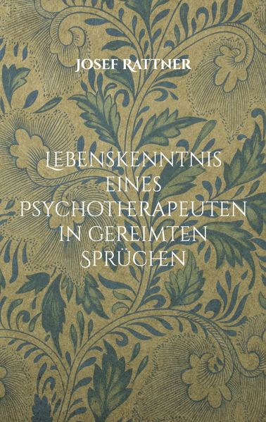 Cover von Lebenskenntnis eines Psychotherapeuten in gereimten Sprüchen