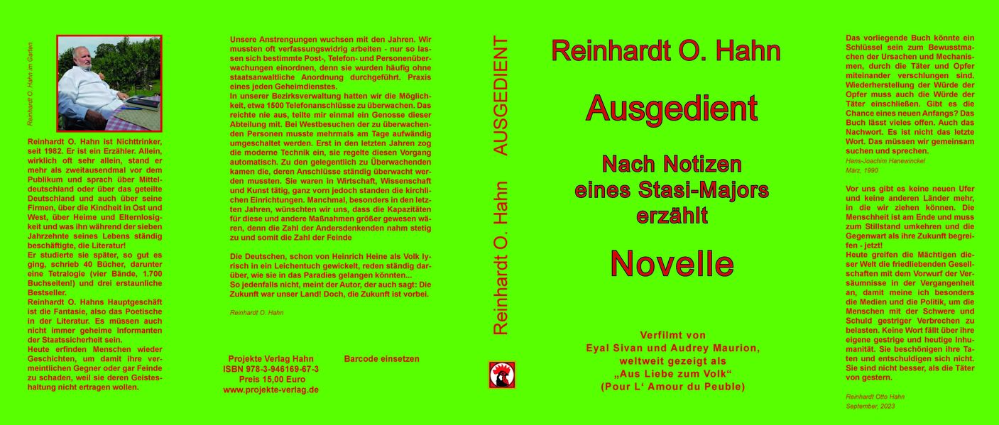 Cover von Ausgedient – ein Stasi-Major erzählt oder Aus Liebe zum Volk