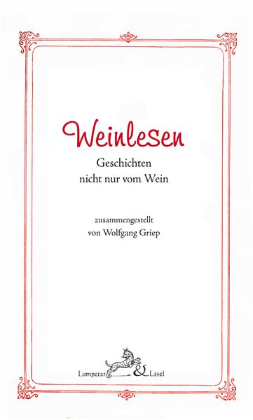 Cover von Weinlesen