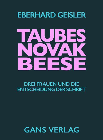 Cover von Taubes, Novak, Beese