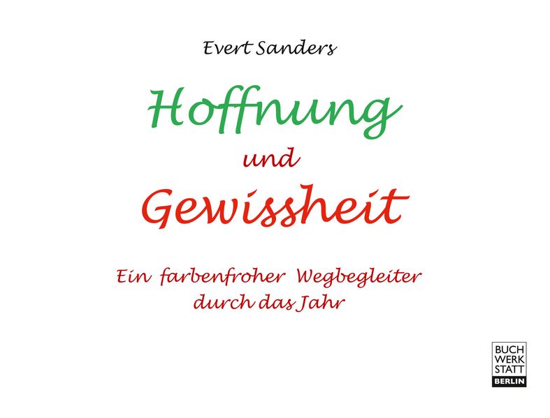 Cover von Hoffnung und Gewissheit
