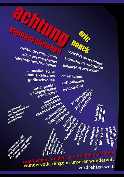 Cover von achtung kleingeschrieben