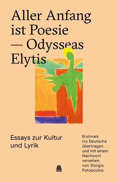 Cover von Aller Anfang ist Poesie — Odysseas Elytis