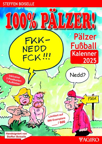 Cover von 100 % PÄLZER! Pälzer Fußball Kalenner 2025